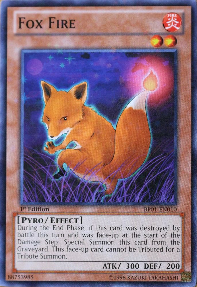 Fox Fire (Starfoil) (BP01-EN010) - Starfoil Rare