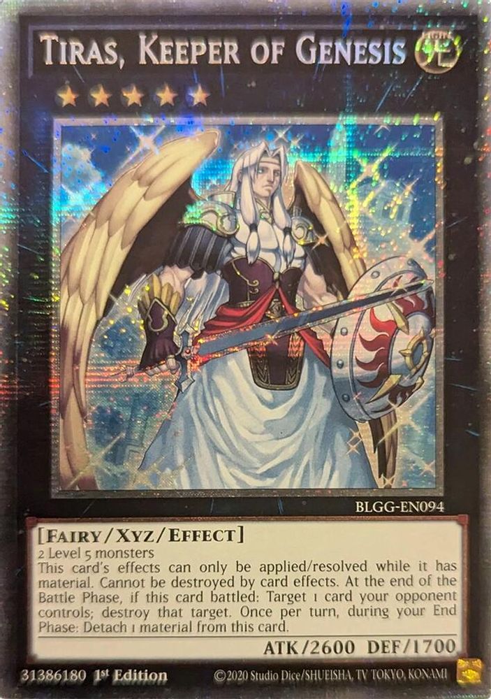 Tiras, Keeper of Genesis (Starlight Rare) (BLGG-EN094) - Starlight Rare