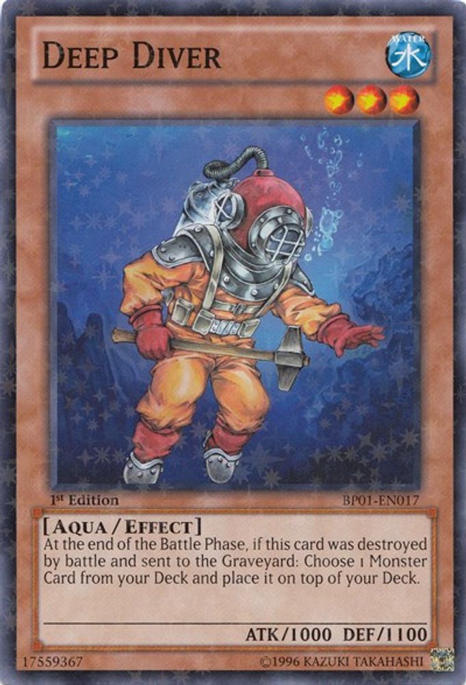 Deep Diver (Starfoil) (BP01-EN017) - Starfoil Rare