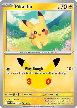 Pikachu 047/128  - Holofoil - None