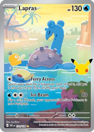Lapras 131  - Holofoil - Illustration Rare