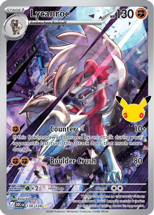 Lycanroc 138  - Holofoil - Illustration Rare