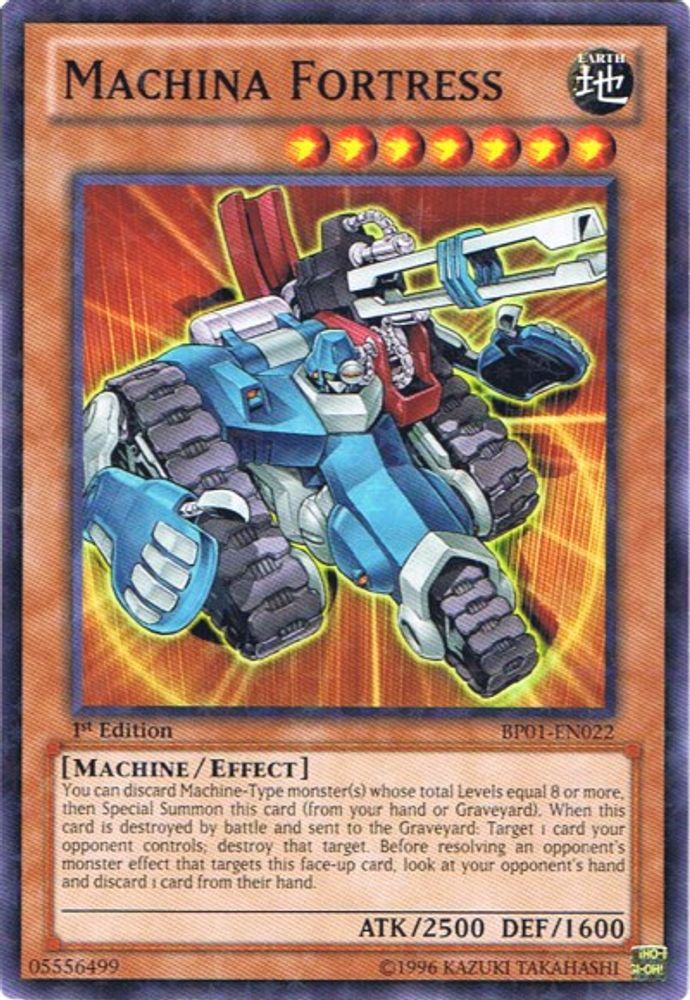 Machina Fortress (Starfoil) (BP01-EN022) - Starfoil Rare