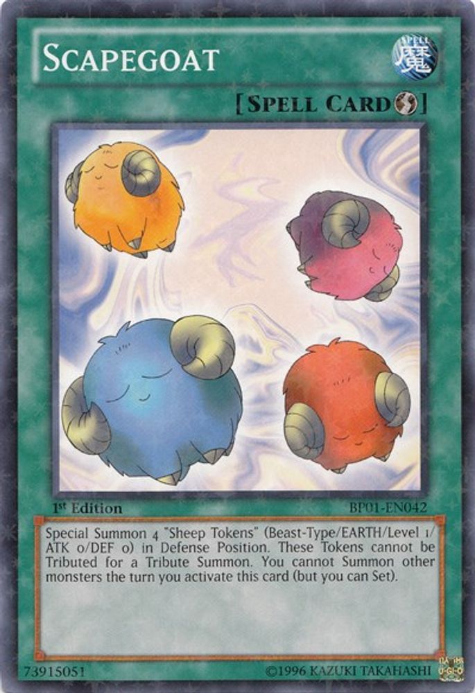 Scapegoat (Starfoil) (BP01-EN042) - Starfoil Rare