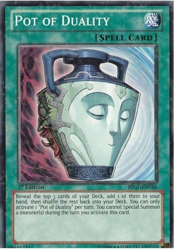 Pot of Duality (Starfoil) (BP01-EN046) - Starfoil Rare