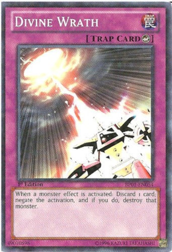 Divine Wrath (Starfoil) (BP01-EN054) - Starfoil Rare