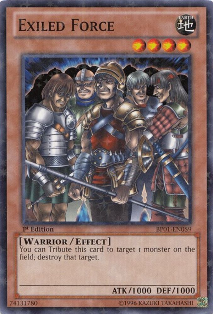 Exiled Force (Starfoil) (BP01-EN059) - Starfoil Rare