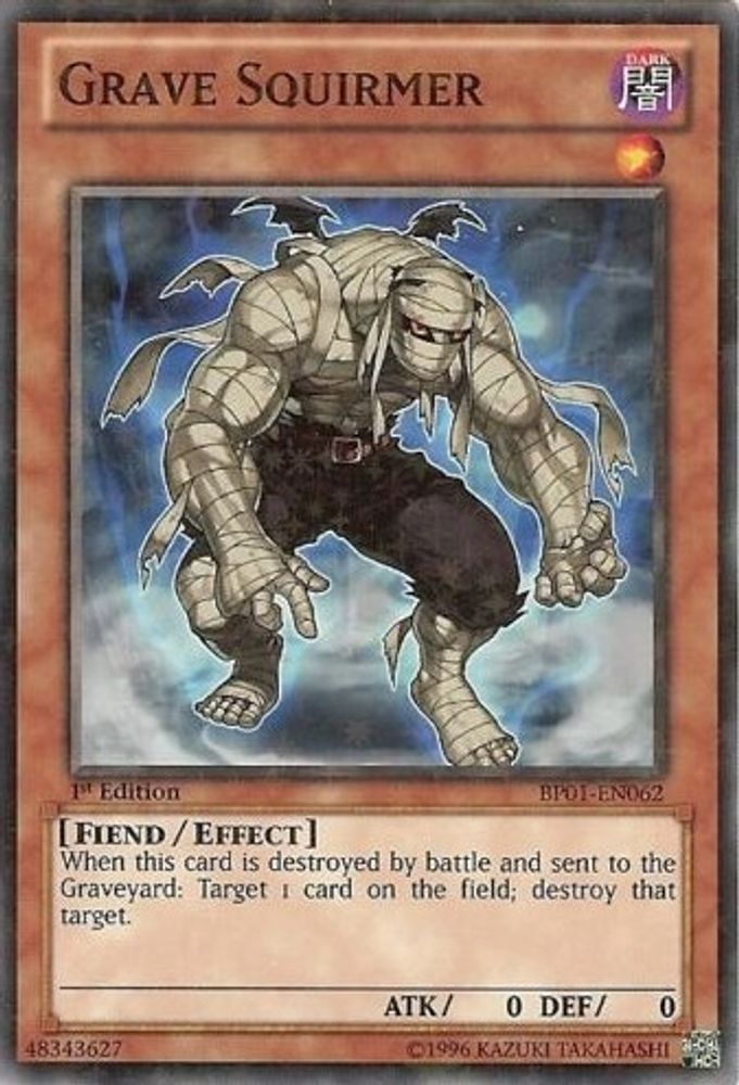 Grave Squirmer (Starfoil) (BP01-EN062) - Starfoil Rare