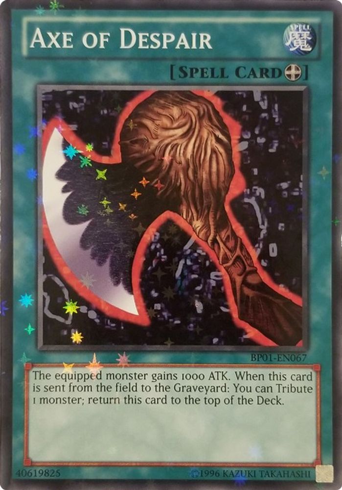 Axe of Despair (Starfoil) (BP01-EN067) - Starfoil Rare