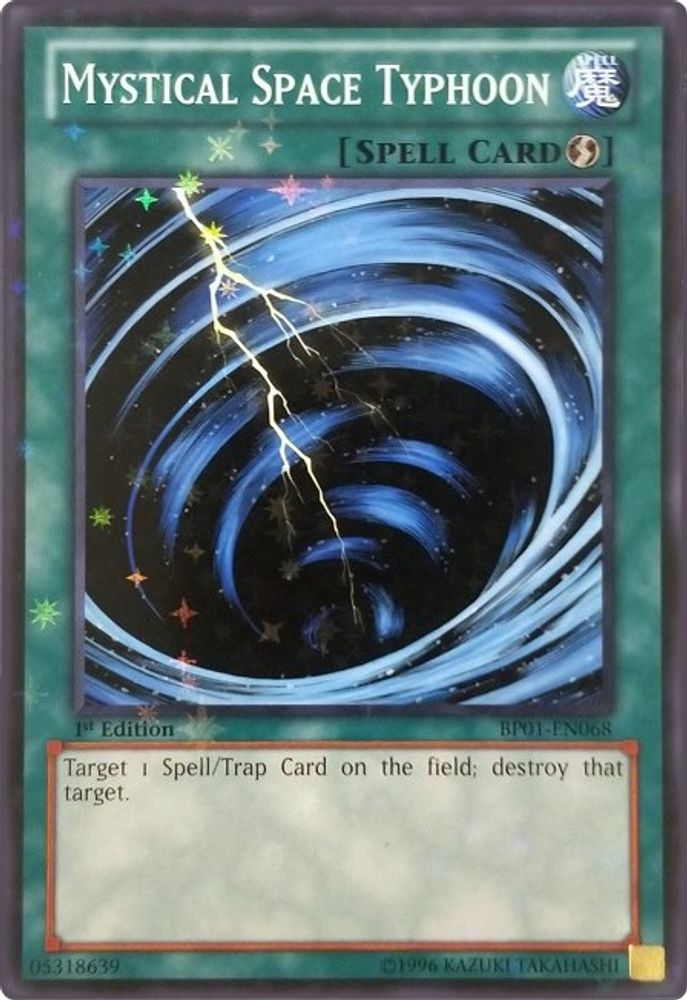 Mystical Space Typhoon (Starfoil) (BP01-EN068) - Starfoil Rare
