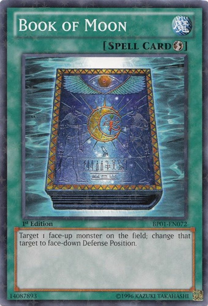 Book of Moon (Starfoil) (BP01-EN072) - Starfoil Rare