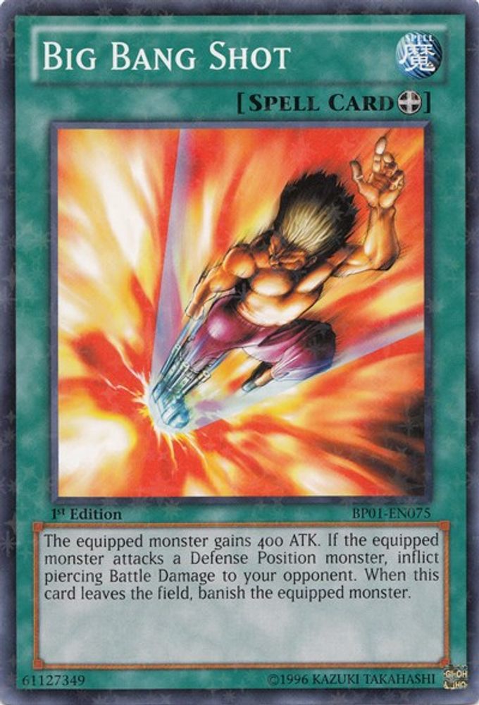 Big Bang Shot (Starfoil) (BP01-EN075) - Starfoil Rare