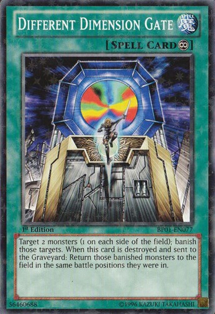 Different Dimension Gate (Starfoil) (BP01-EN077) - Starfoil Rare