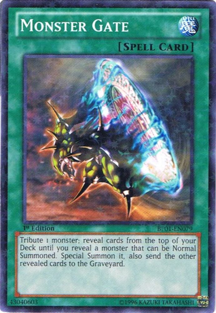 Monster Gate (Starfoil) (BP01-EN079) - Starfoil Rare
