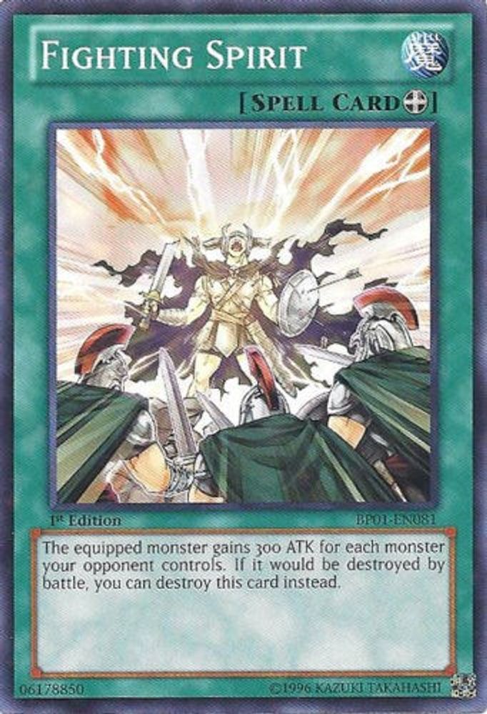 Fighting Spirit (Starfoil) (BP01-EN081) - Starfoil Rare