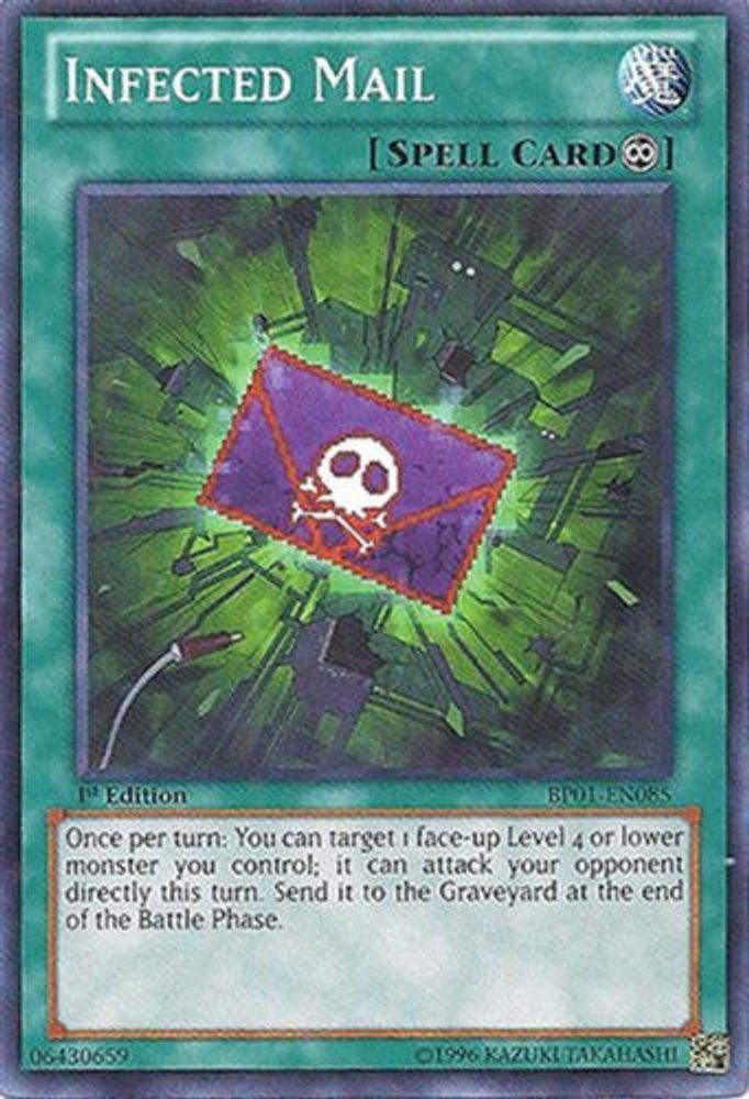 Infected Mail (Starfoil) (BP01-EN085) - Starfoil Rare