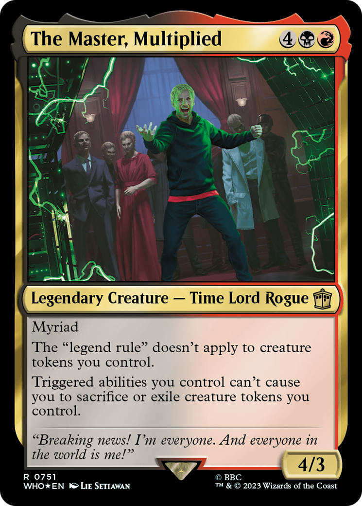Le Maître, Multiplié (Surge Foil) [Doctor Who] 