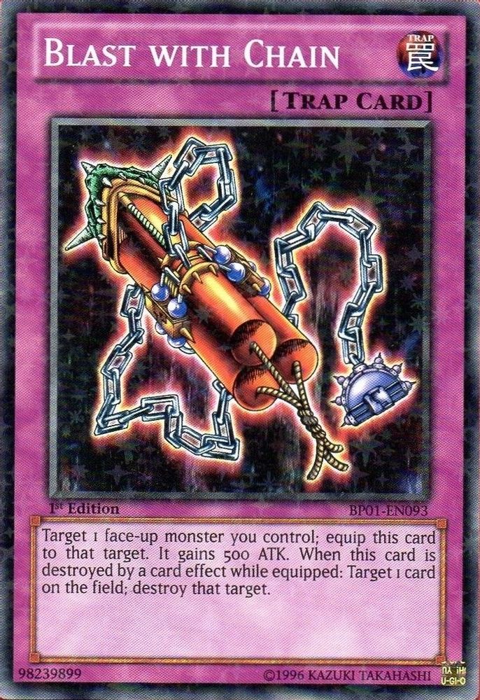 Blast with Chain (Starfoil) (BP01-EN093) - Starfoil Rare