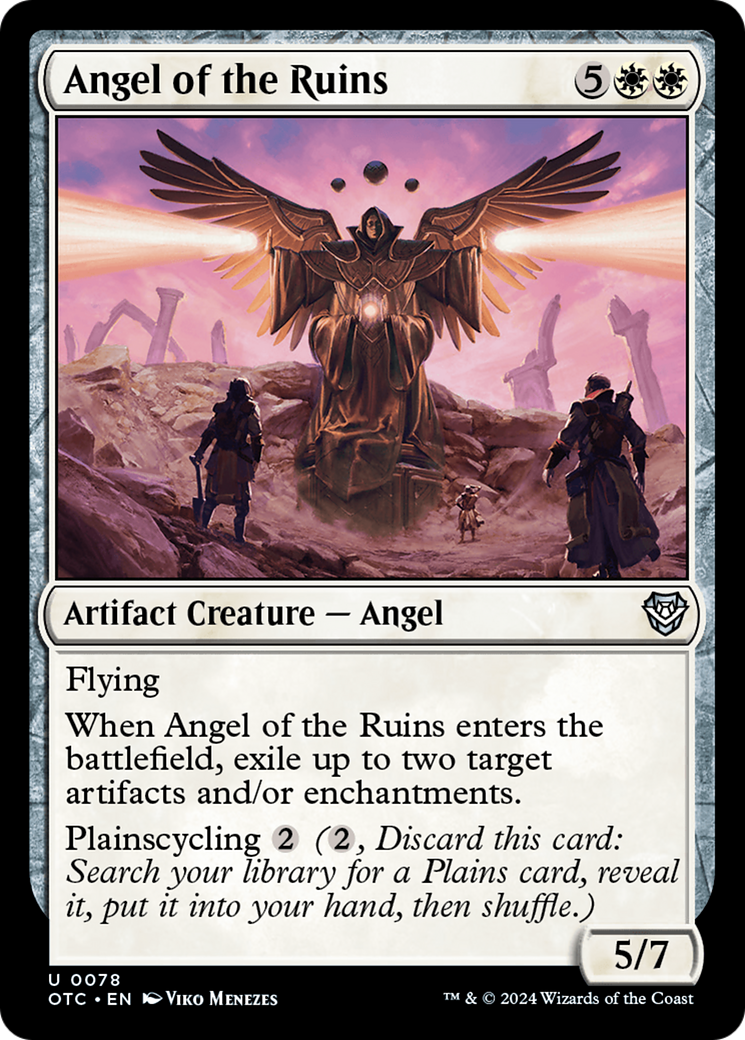 Ange des ruines [Commandant des hors-la-loi de Thunder Junction] 