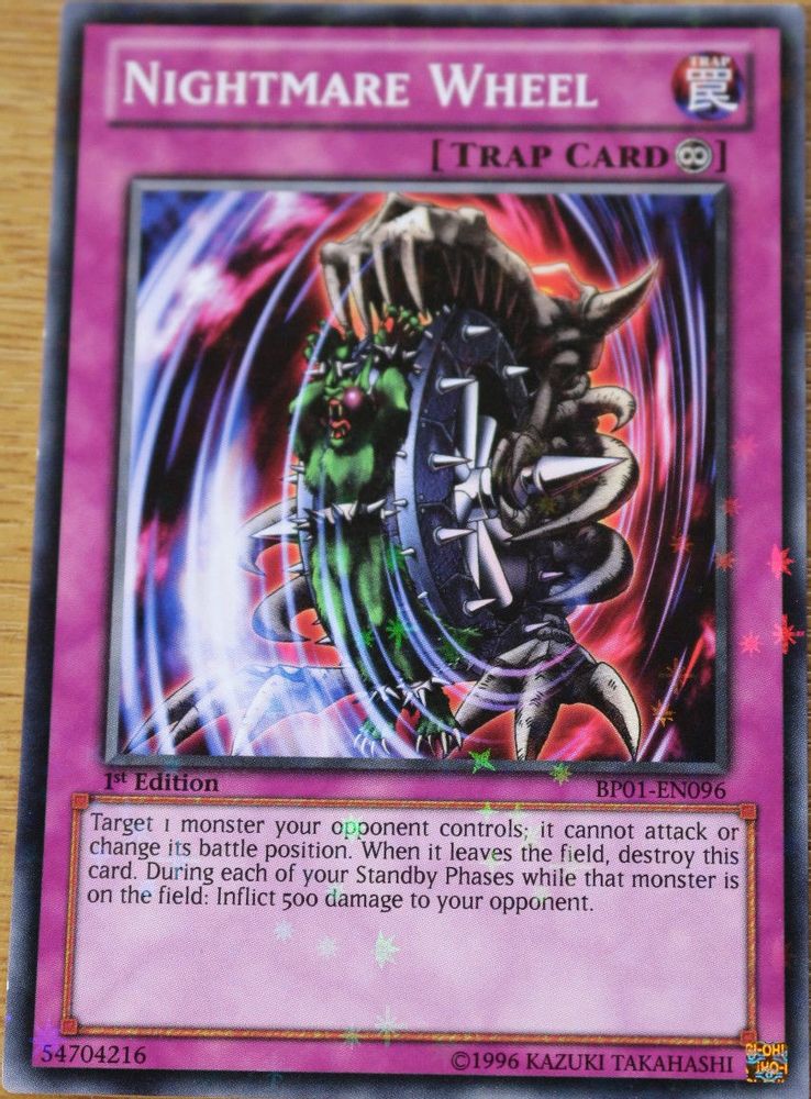 Nightmare Wheel (Starfoil) (BP01-EN096) - Starfoil Rare