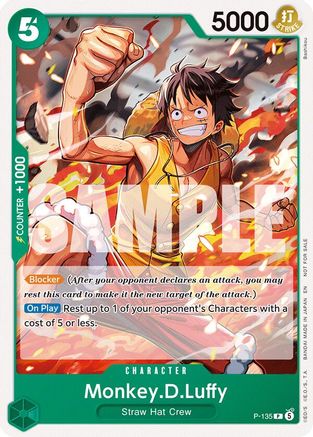 Monkey.D.Luffy (OP16 Release Event) (P-135) - Promo