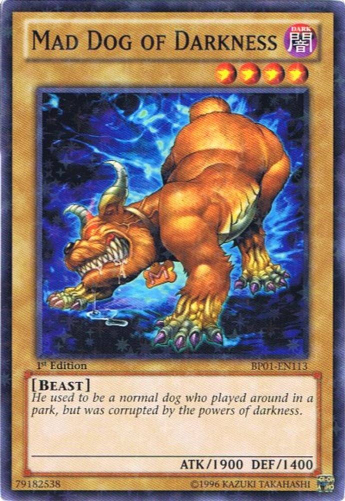 Mad Dog of Darkness (Starfoil) (BP01-EN113) - Starfoil Rare