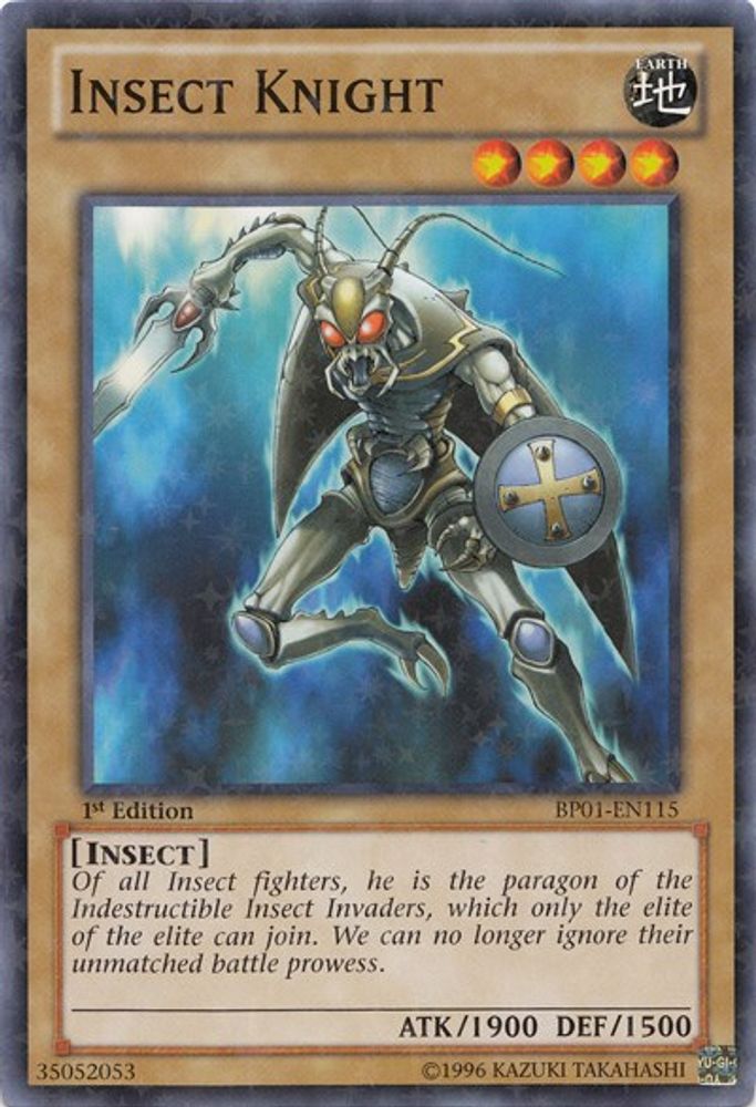 Chevalier Insecte [BP01-EN115] Starfoil Rare 