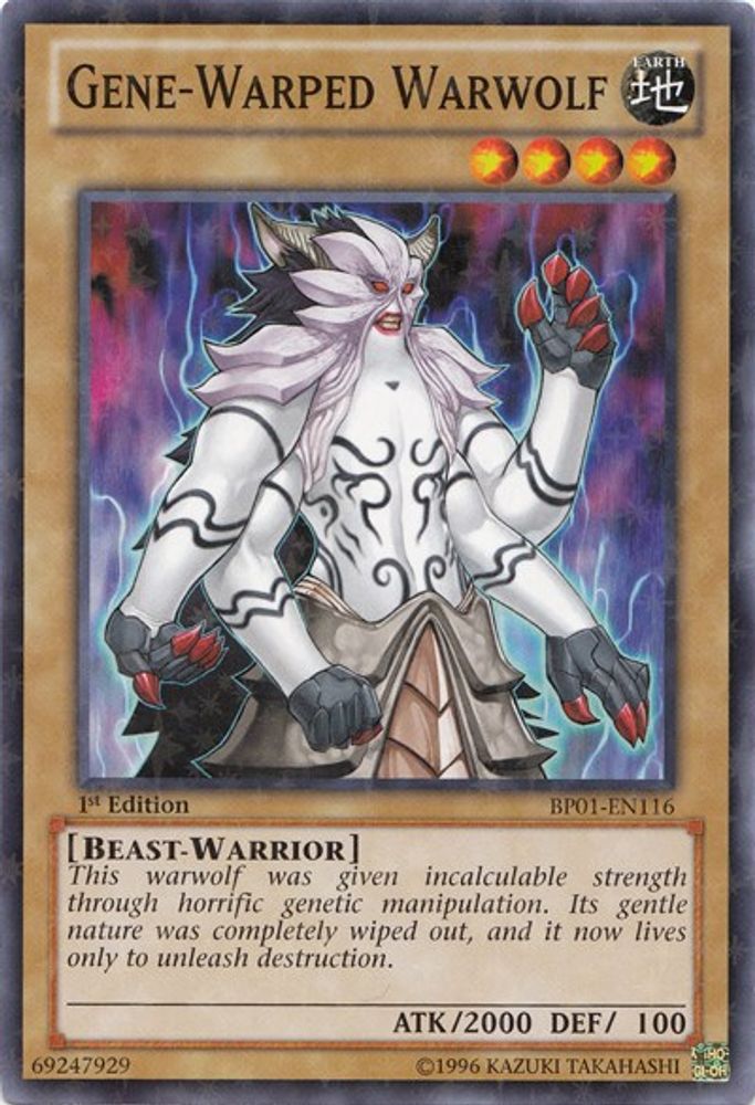 Loup de guerre déformé par les gènes [BP01-EN116] Starfoil Rare 