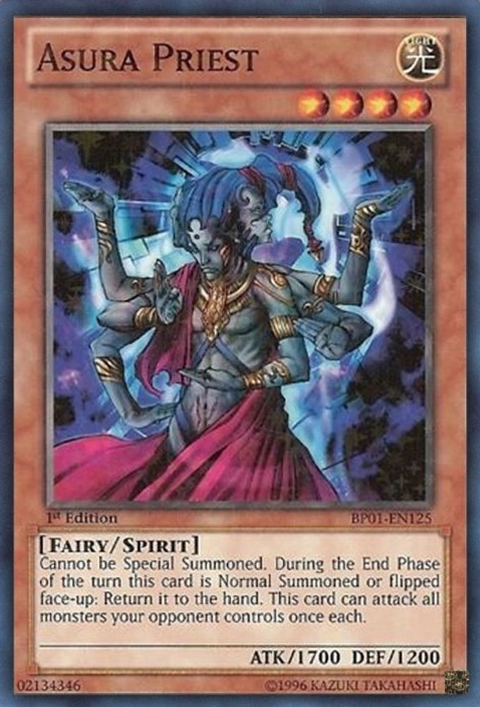 Asura Priest (Starfoil) (BP01-EN125) - Starfoil Rare