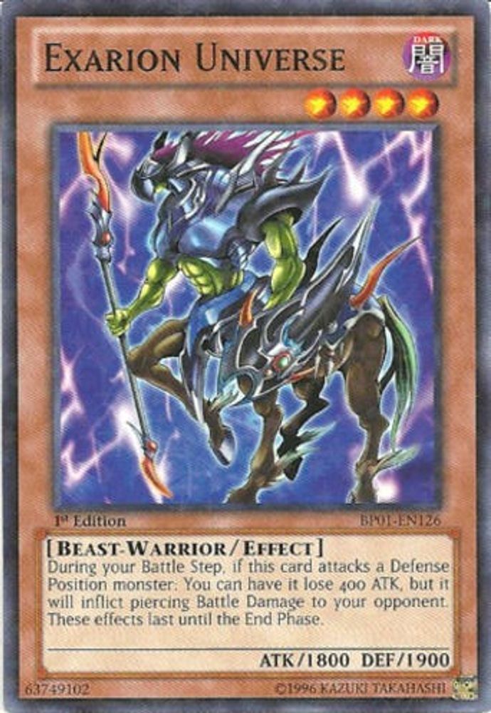 Exarion Universe (Starfoil) (BP01-EN126) - Starfoil Rare