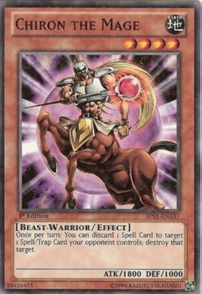 Chiron the Mage (Starfoil) (BP01-EN137) - Starfoil Rare