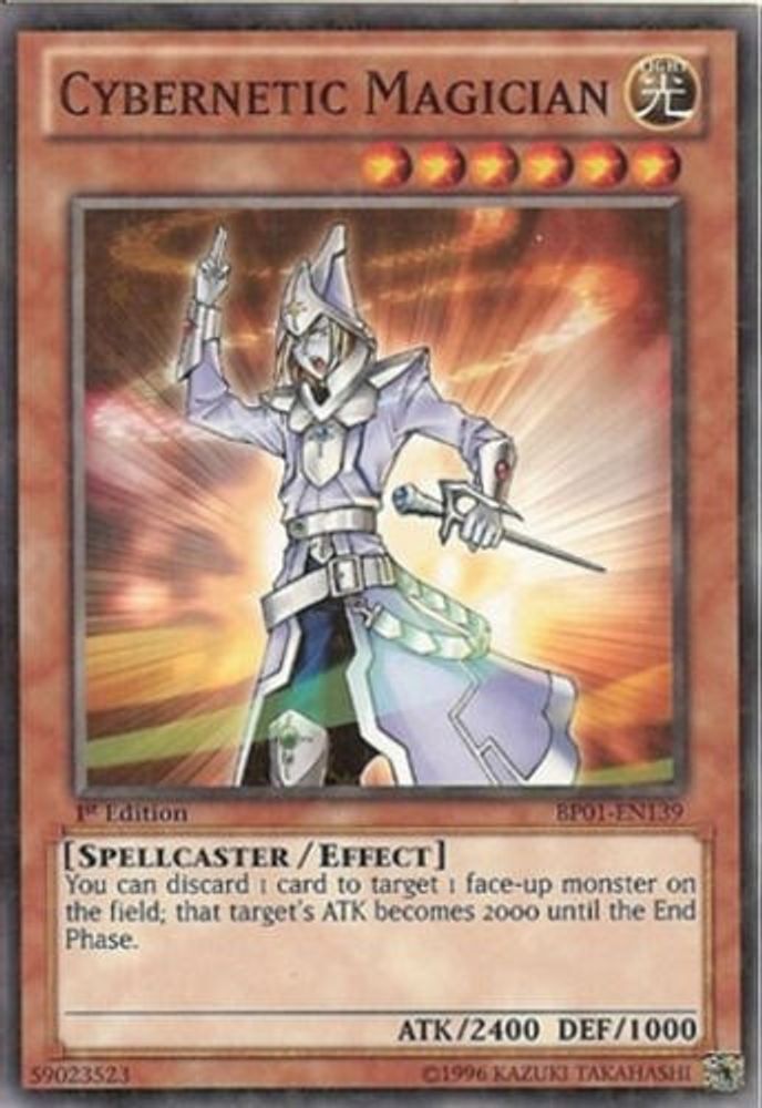 Cybernetic Magician (Starfoil) (BP01-EN139) - Starfoil Rare