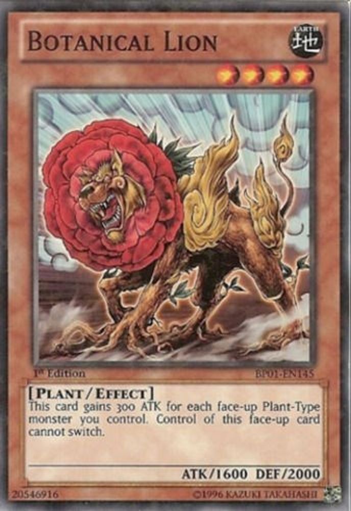 Botanical Lion (Starfoil) (BP01-EN145) - Starfoil Rare