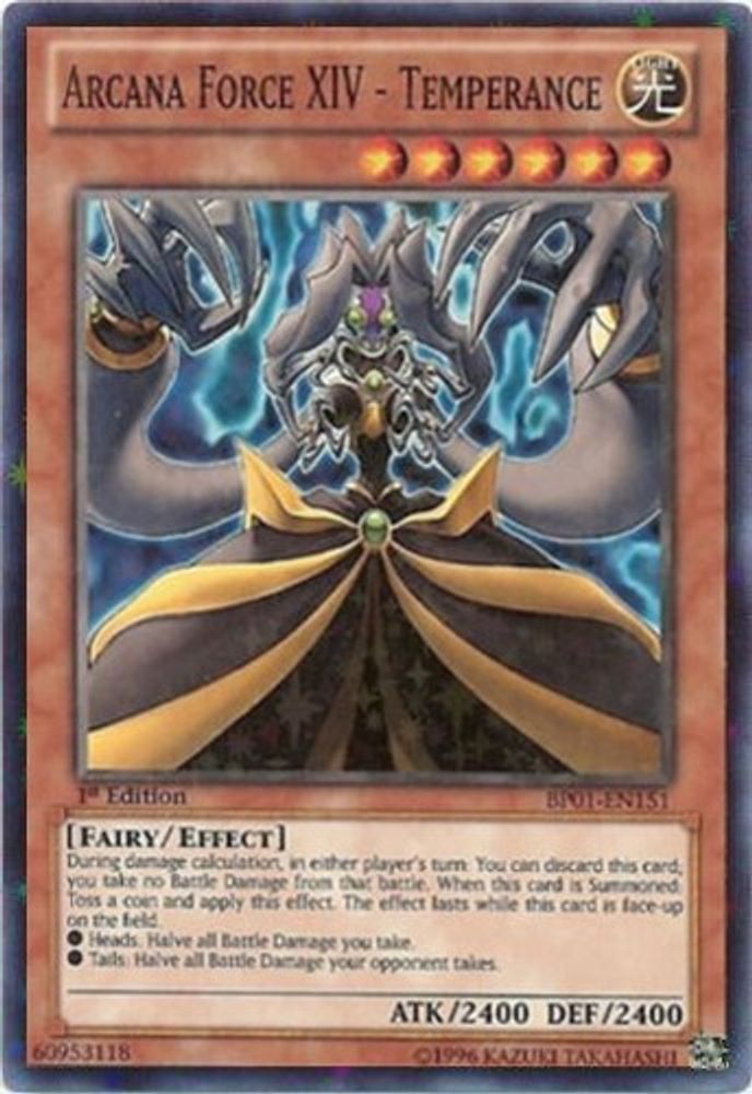 Arcana Force XIV - Tempérance [BP01-EN151] Starfoil Rare 