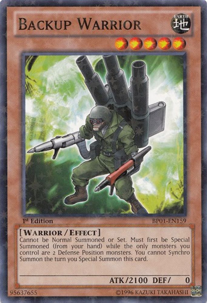Guerrier de secours [BP01-EN159] Starfoil Rare 
