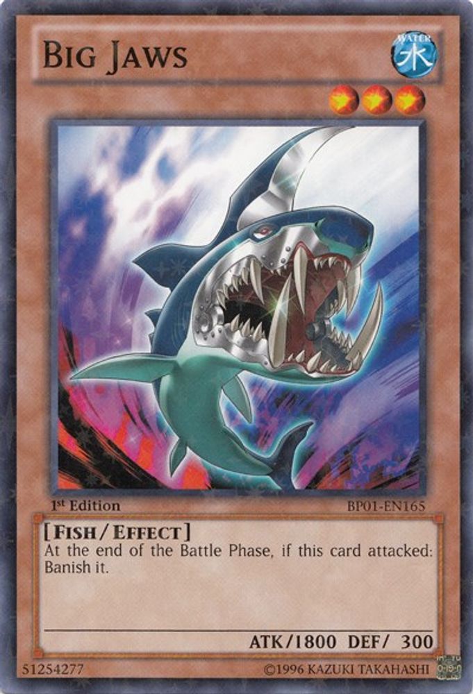 Big Jaws (Starfoil) (BP01-EN165) - Starfoil Rare