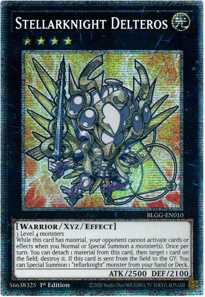 Stellarknight Delteros (Starlight Rare) (BLGG-EN010) - Starlight Rare