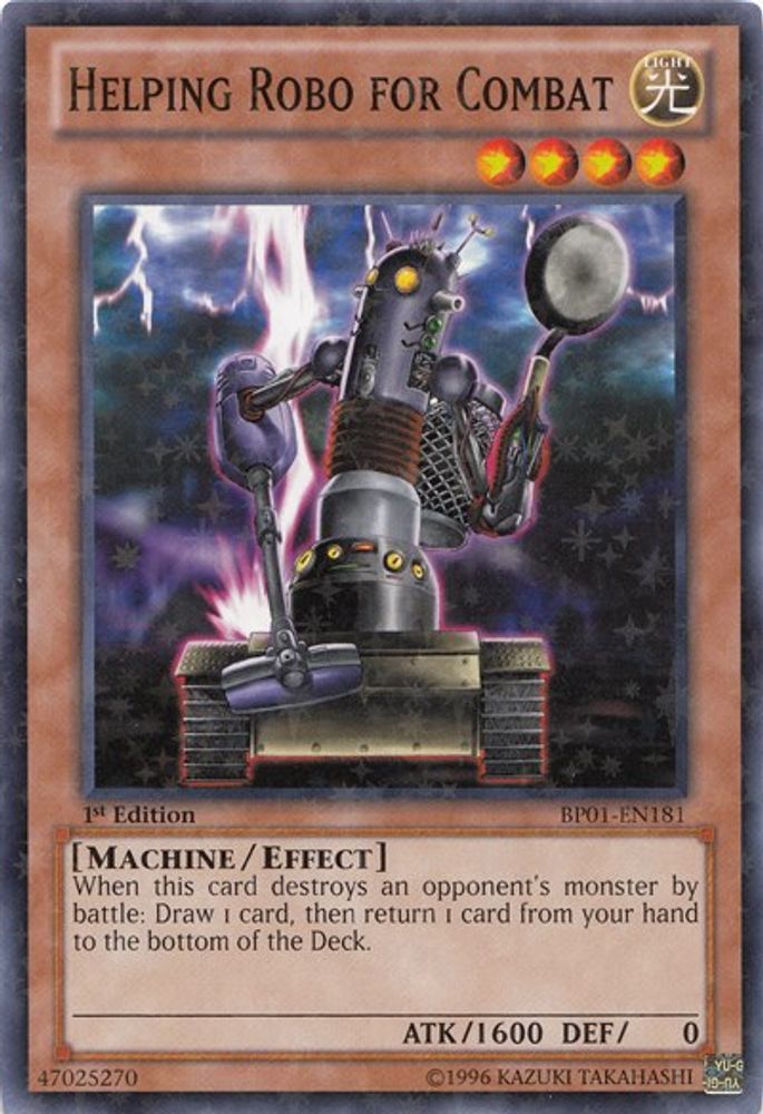 Helping Robo for Combat (Starfoil) (BP01-EN181) - Starfoil Rare