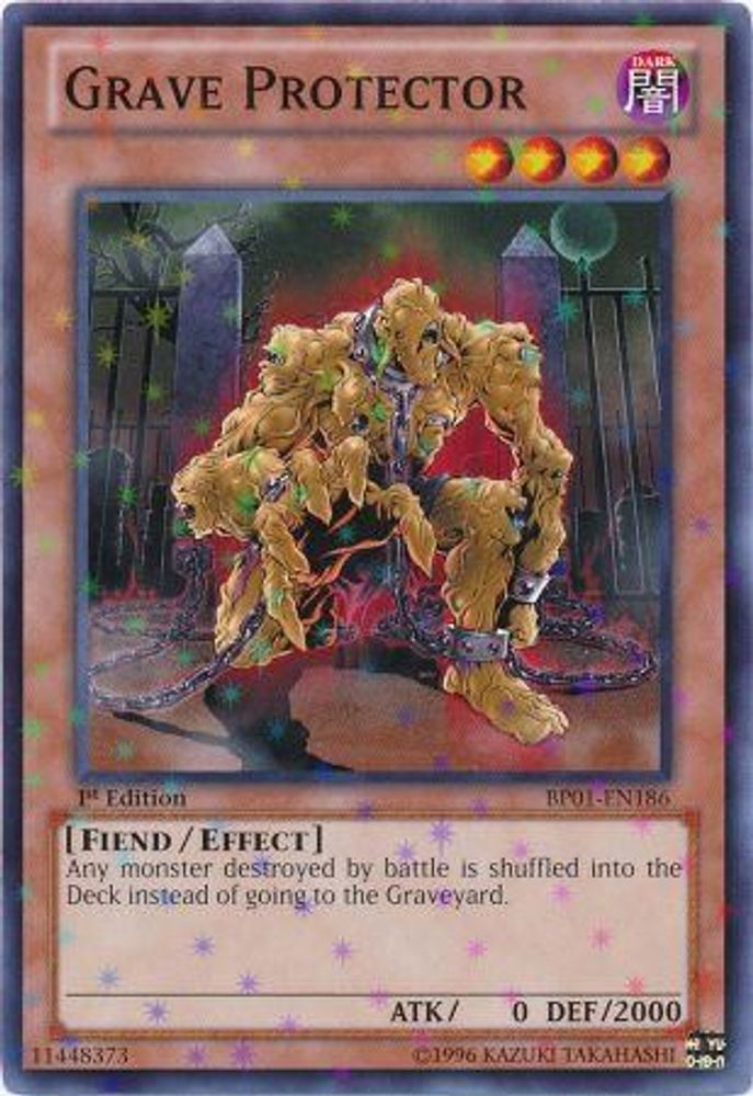 Grave Protector (Starfoil) (BP01-EN186) - Starfoil Rare