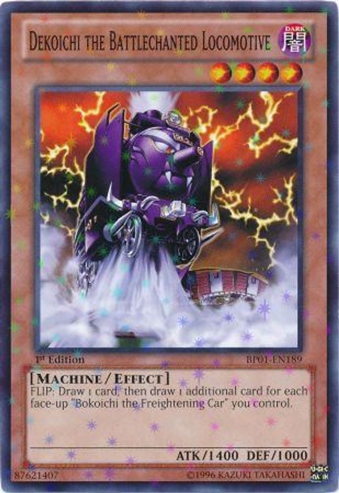Dekoichi the Battlechanted Locomotive (Starfoil) (BP01-EN189) - Starfoil Rare