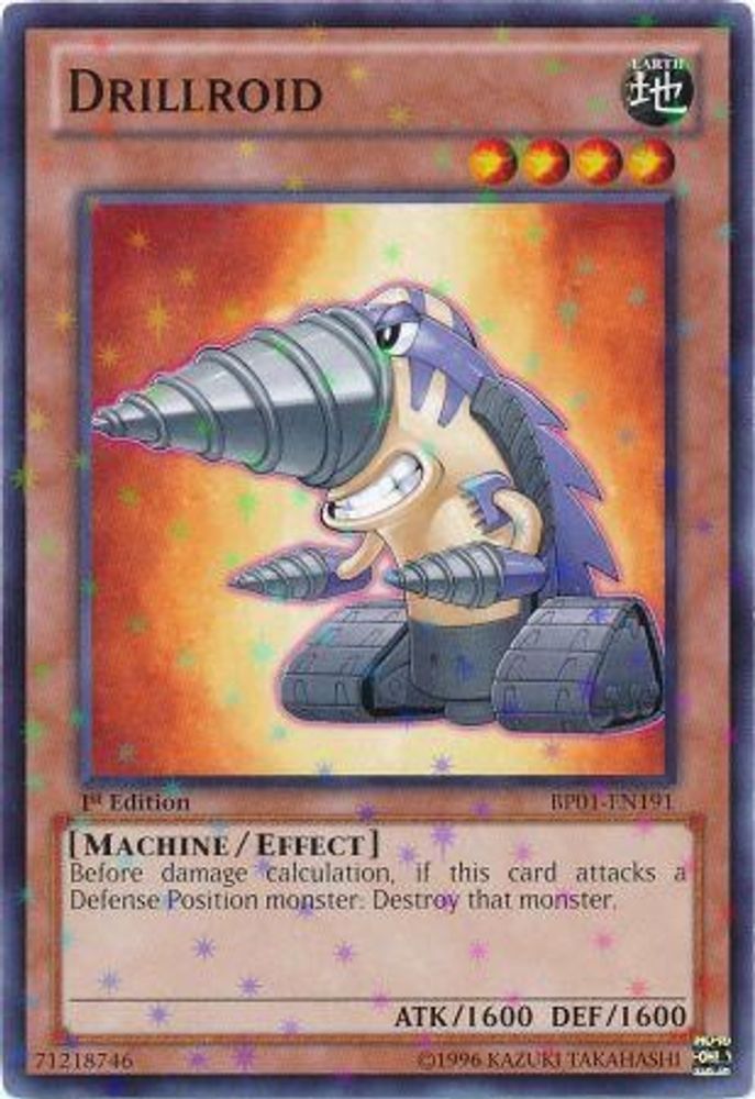 Drillroid (Starfoil) (BP01-EN191) - Starfoil Rare