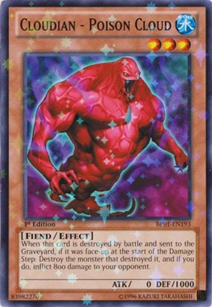 Cloudian - Nuage de Poison [BP01-EN193] Starfoil Rare 