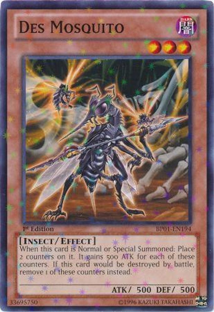 Des Mosquito [BP01-EN194] Starfoil Rare 