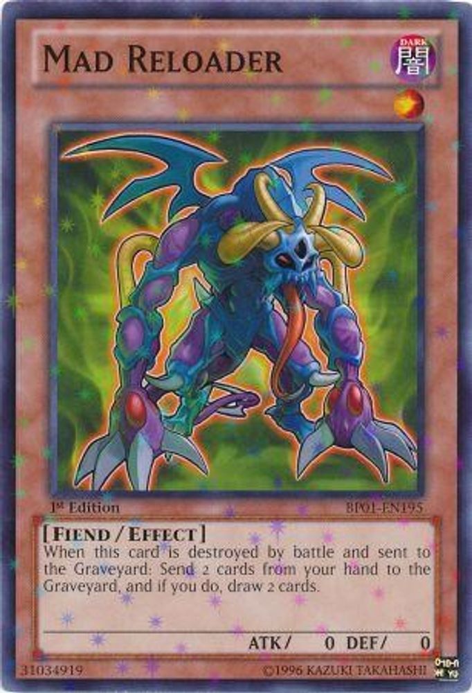 Mad Reloader (Starfoil) (BP01-EN195) - Starfoil Rare