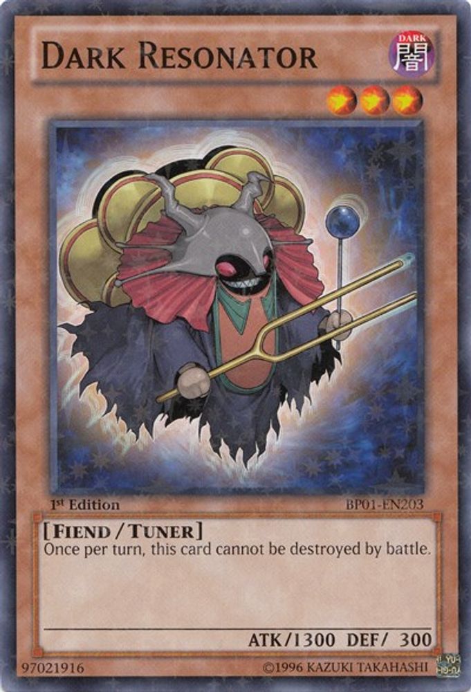 Dark Resonator (Starfoil) (BP01-EN203) - Starfoil Rare