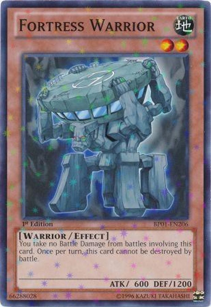 Fortress Warrior (Starfoil) (BP01-EN206) - Starfoil Rare