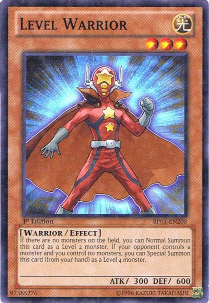 Niveau Guerrier [BP01-EN208] Starfoil Rare 