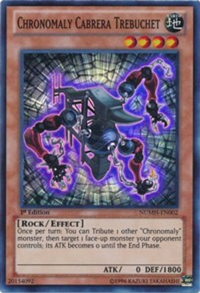 Chronomaly Cabrera Trébuchet [NUMH-EN002] Super Rare 