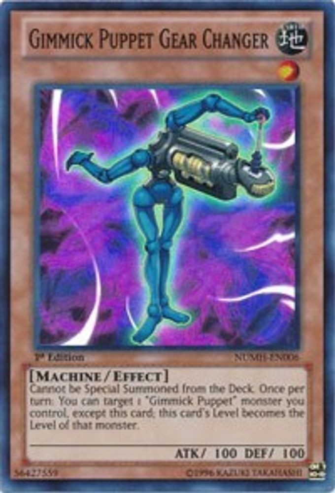 Changeur de vitesse de marionnette Gimmick [NUMH-EN006] Super Rare 