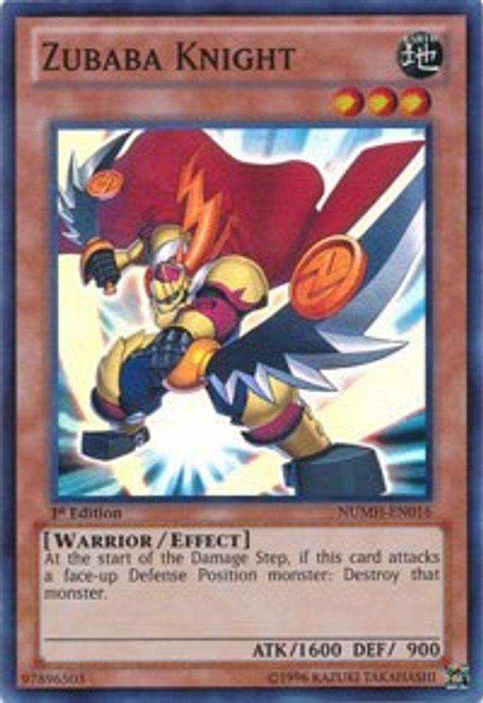 Zubaba Knight (NUMH-EN016) - Super Rare